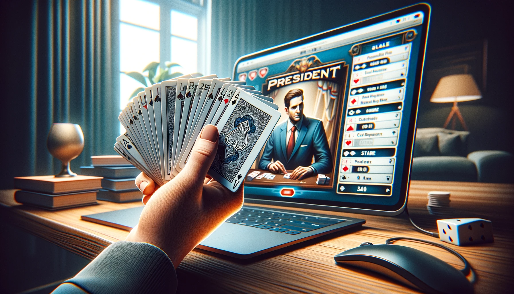 how to Play president Card Game Online